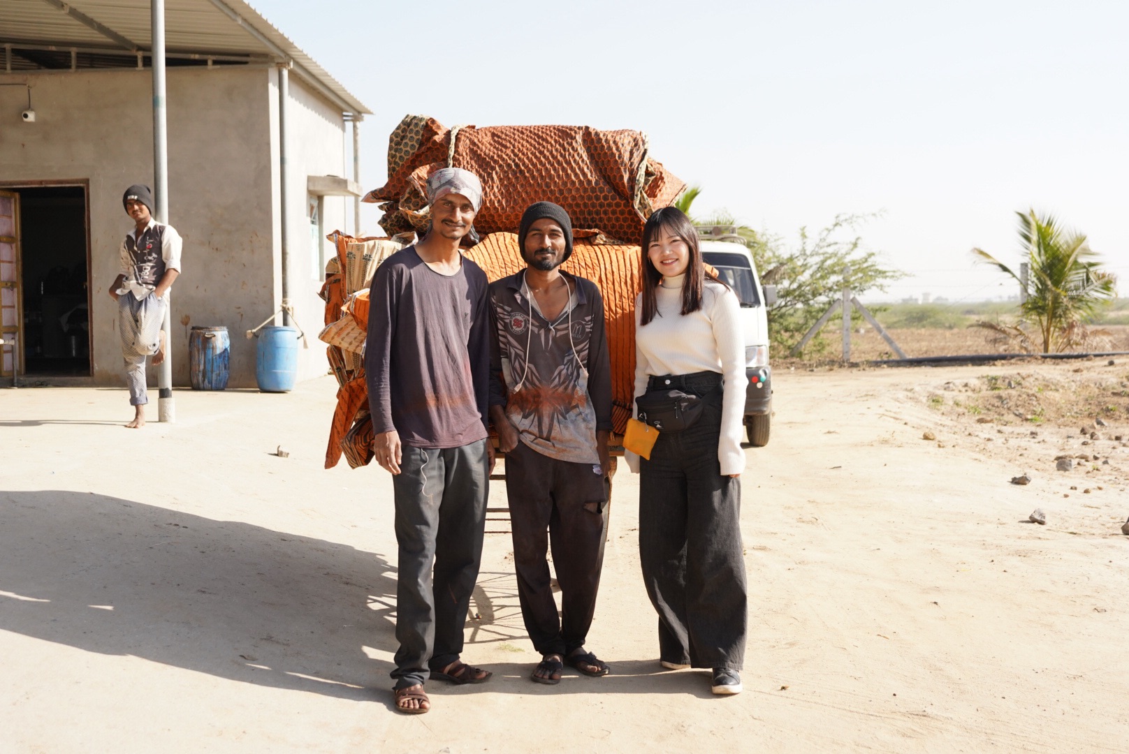 2025.1.13 初インドの日本人をアテンド – shiori mukai textile